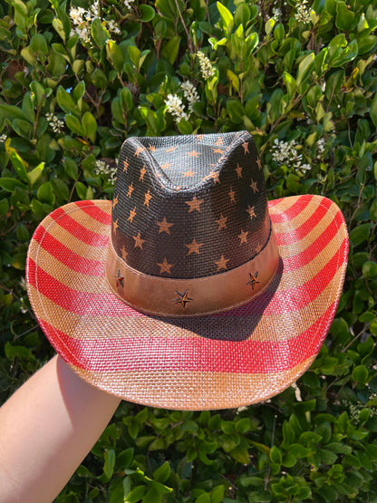 Patriotic Straw Hat