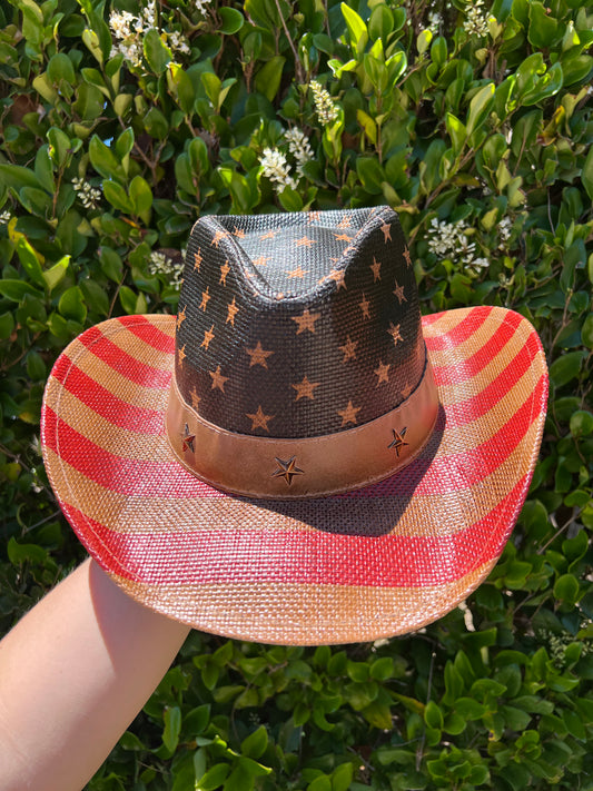 Patriotic Straw Hat