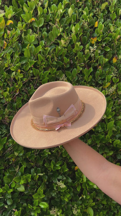 Whiskey Womens Felt Fedora Hat