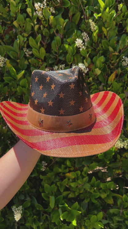 Patriotic Straw Hat